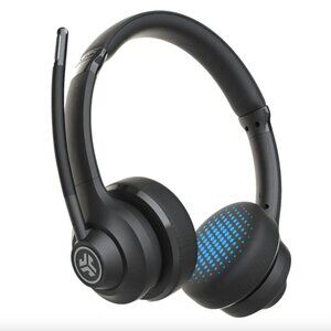 JLab - GO Work Wireless & Wired On-Ear Headset - Black